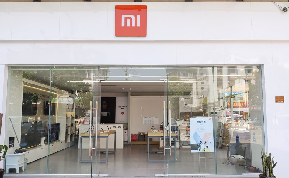 小米（MI）手机店整体展示效果图