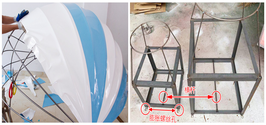 布景道具,装饰美陈热气球